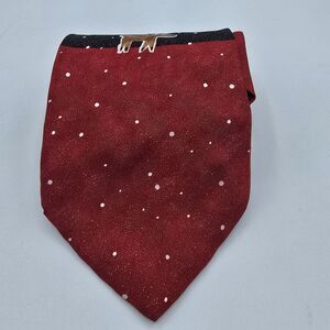 Vintage Hallmark Cool Yule Reindeer Christmas Holiday Silk Tie Vintage 57x 4 In